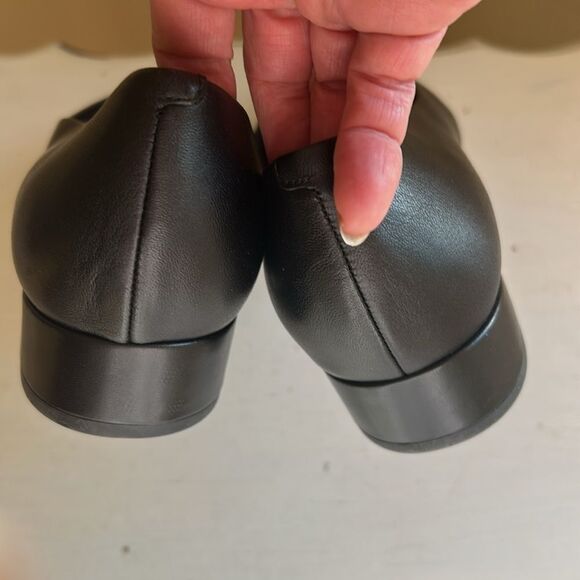 Easy Spirt Slip On Comfort Black Leather Pumps Women’s 10 W New No Box - Picture 5 of 12